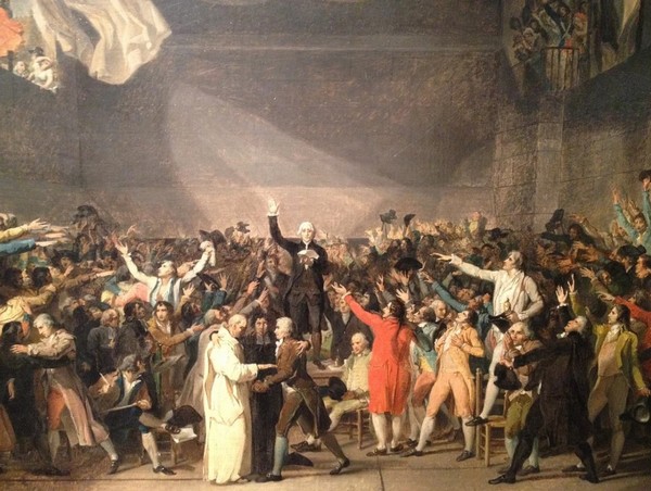 Serment du jeu de paume tableau